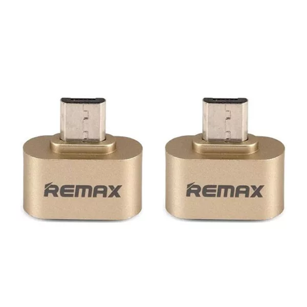 مبدل OTG microUSB ریمکس کد 02 بسته 2 عددی