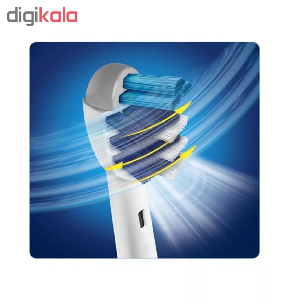 سری یدک مسواک برقی اورال-بی مدل TriZone بسته 4 عددی