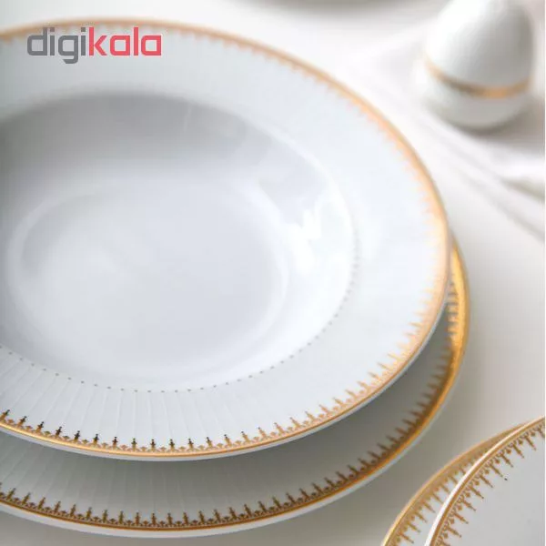 سرویس غذاخوری 28 پارچه چینی زرین ایران مدل سپیدار