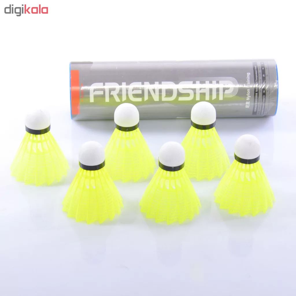 توپ بدمینتون فرندشیپ کد 6747 بسته 6 عددی