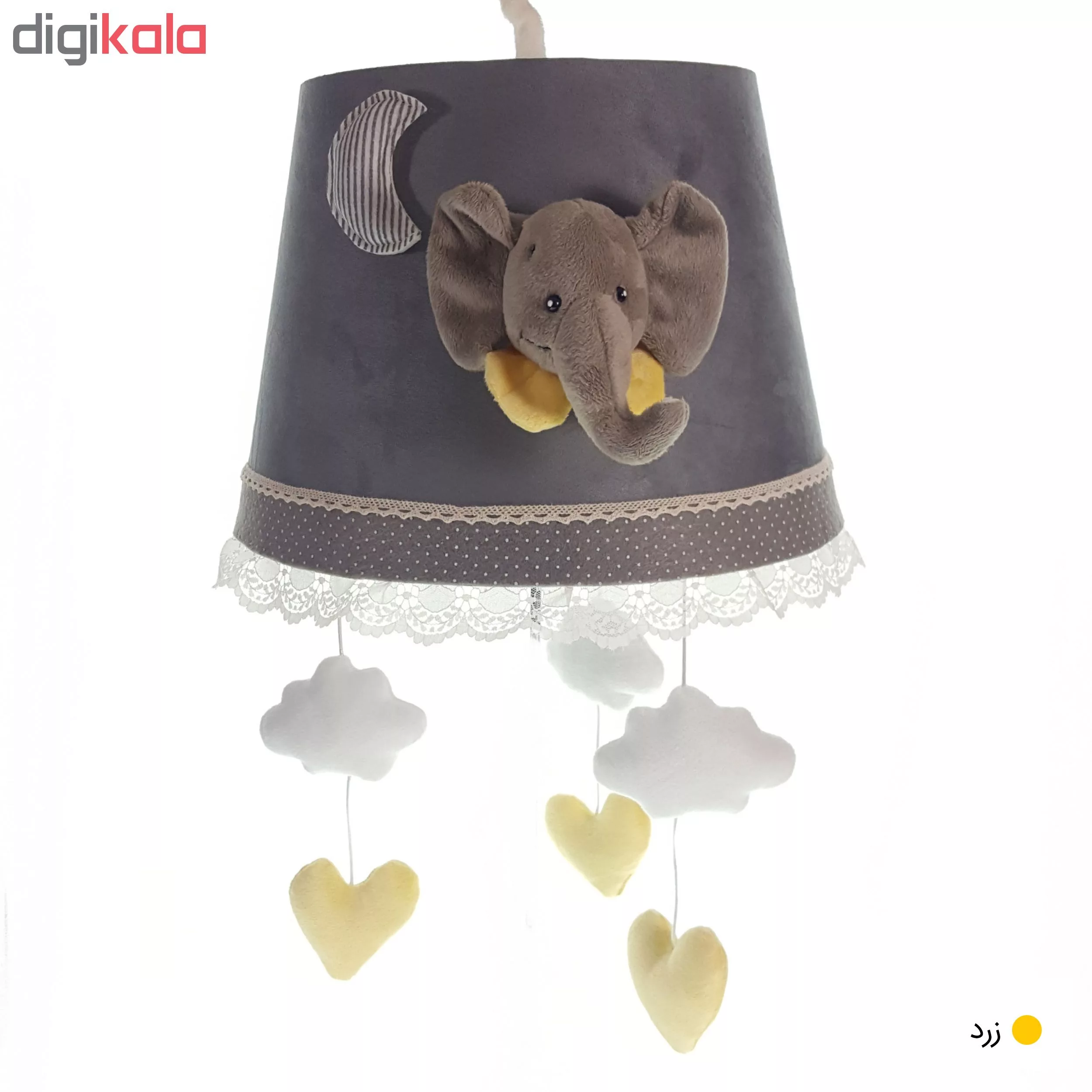 لوستر اتاق کودک طرح فیل کد G&W