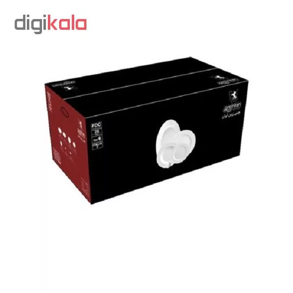 سرویس غذاخوری 28 پارچه چینی زرین ایران مدل سپیدار