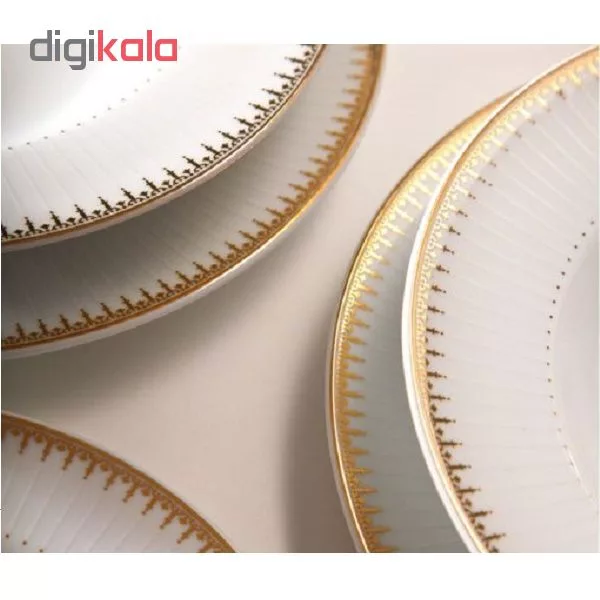 سرویس غذاخوری 28 پارچه چینی زرین ایران مدل سپیدار