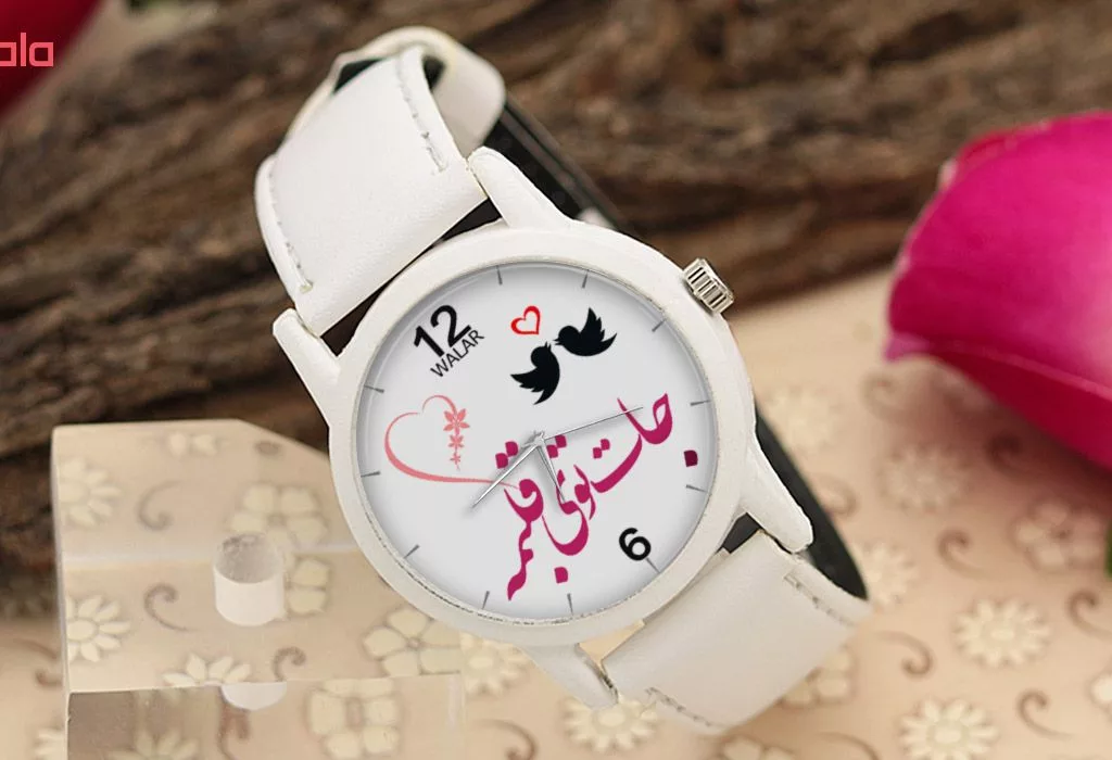 ساعت مچی عقربه ای زنانه والار طرح جات توی قلبمه کد LF1673