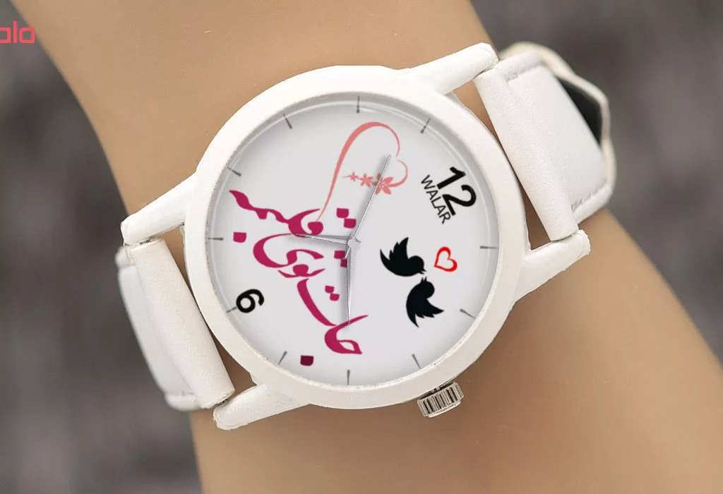 ساعت مچی عقربه ای زنانه والار طرح جات توی قلبمه کد LF1673