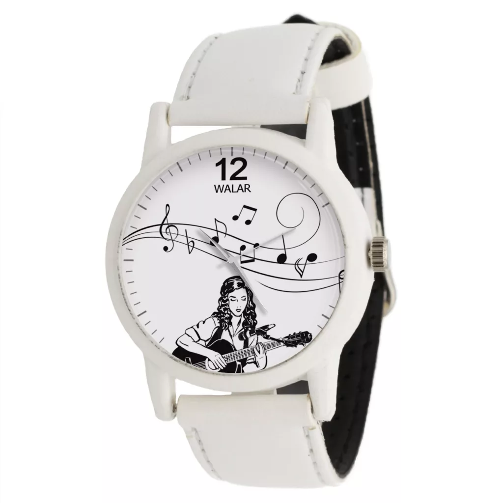 ساعت مچی عقربه ای زنانه والار طرح موسیقی کد LF1657