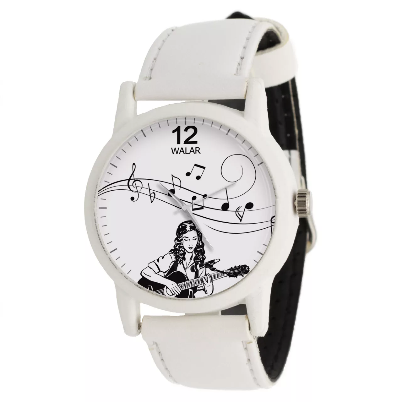 ساعت مچی عقربه ای زنانه والار طرح موسیقی کد LF1657