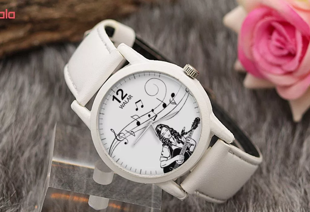 ساعت مچی عقربه ای زنانه والار طرح موسیقی کد LF1657