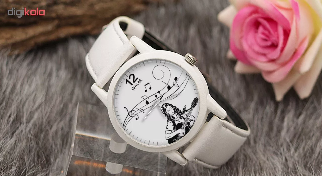 ساعت مچی عقربه ای زنانه والار طرح موسیقی کد LF1657