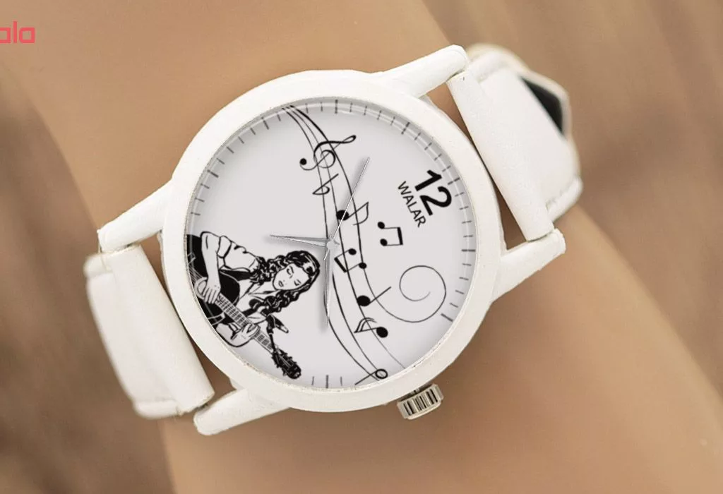ساعت مچی عقربه ای زنانه والار طرح موسیقی کد LF1657