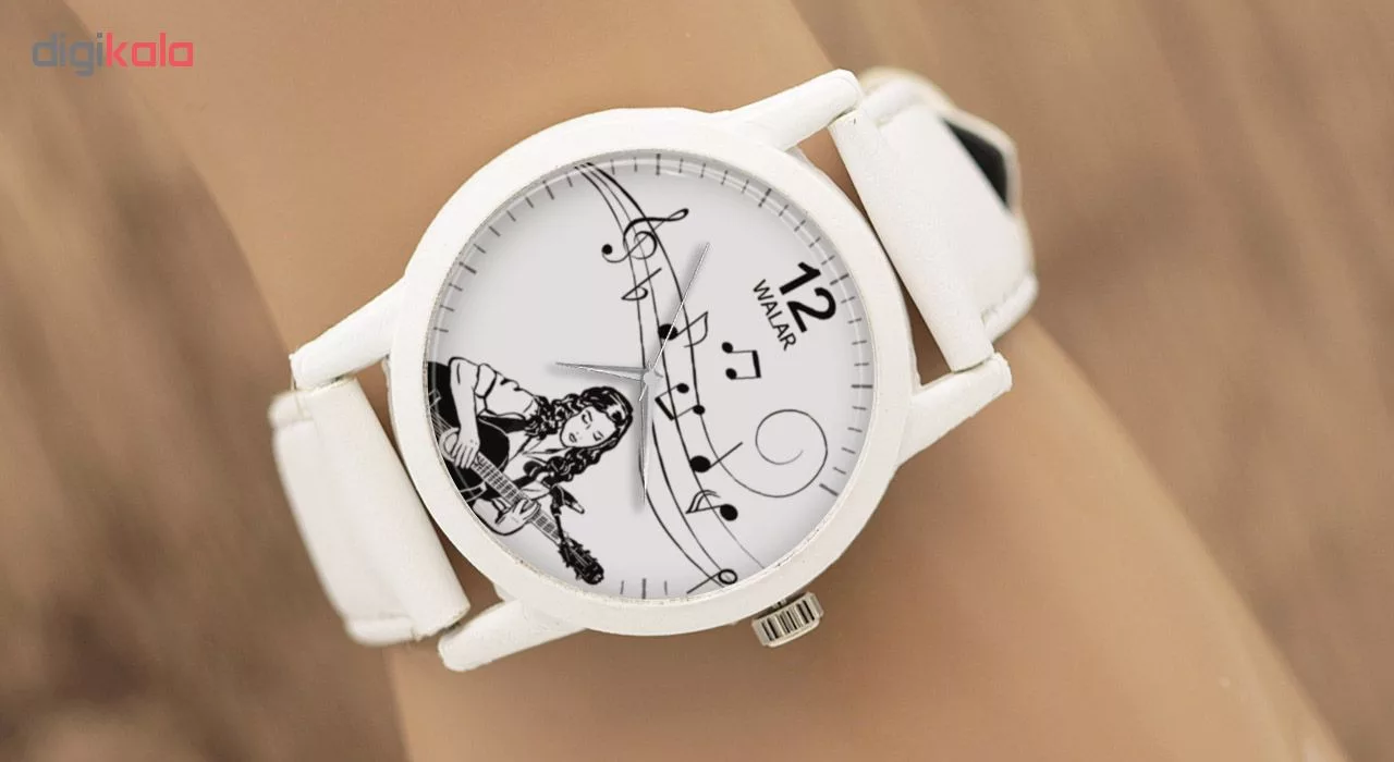 ساعت مچی عقربه ای زنانه والار طرح موسیقی کد LF1657