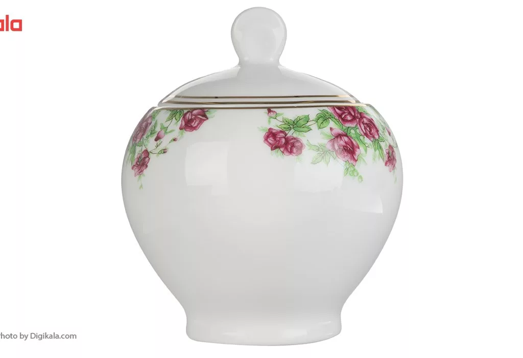 سرویس غذاخوری 102 پارچه چینی زرین ایران سری ایتالیا اف مدل Bidgol درجه یک