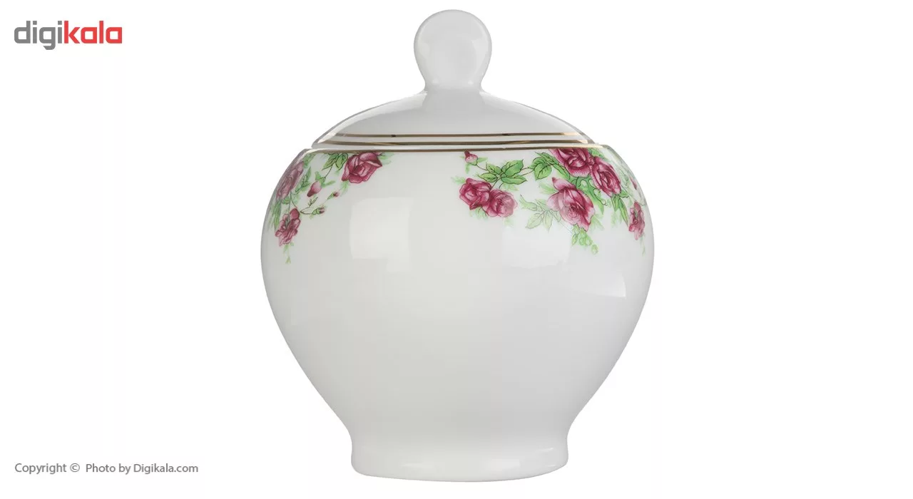 سرویس غذاخوری 102 پارچه چینی زرین ایران سری ایتالیا اف مدل Bidgol درجه یک