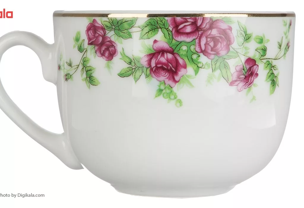 سرویس غذاخوری 102 پارچه چینی زرین ایران سری ایتالیا اف مدل Bidgol درجه یک