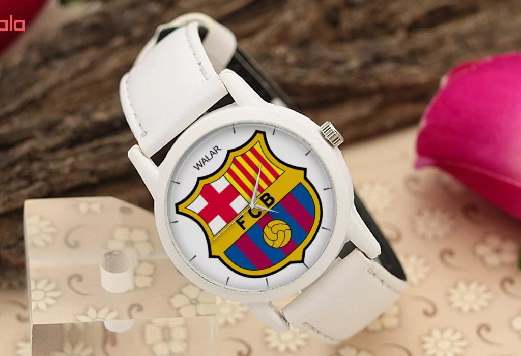 ساعت مچی عقربه ای والار طرح بارسلونا کد LF1608