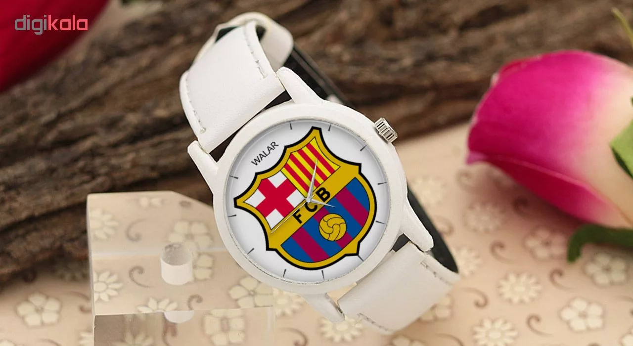 ساعت مچی عقربه ای والار طرح بارسلونا کد LF1608