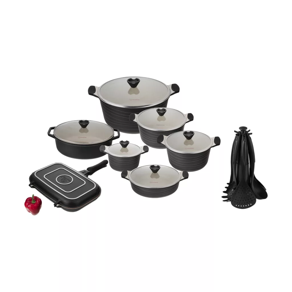 سرویس پخت و پز 22  پارچه هوم کینگ کد 001