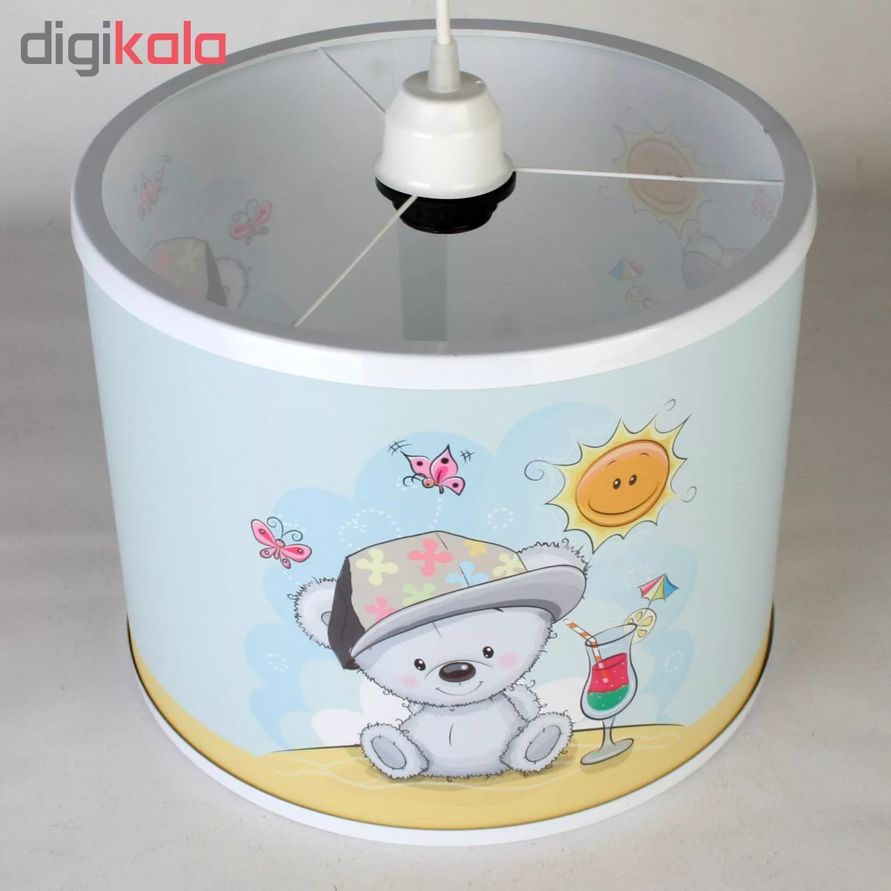 لوستر کودک طرح خرس کلاه دار کد 48