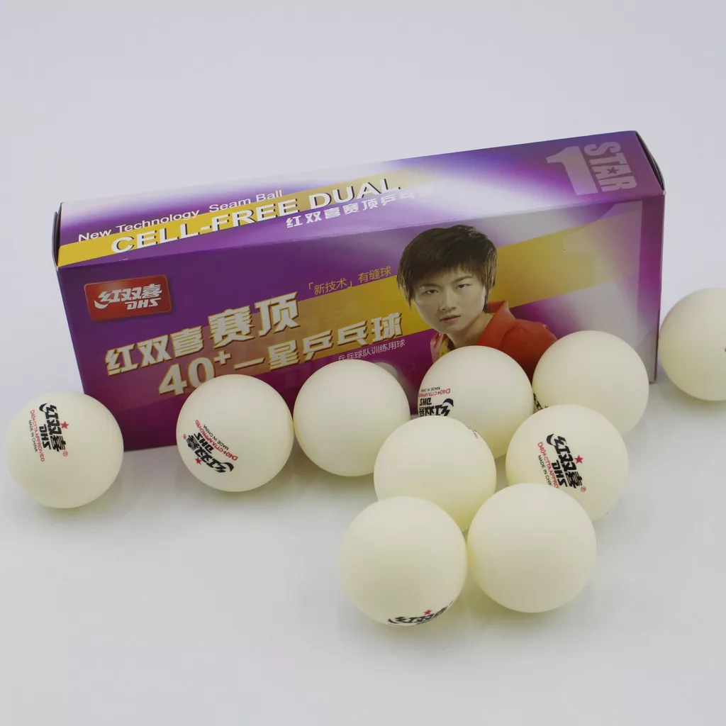 توپ پینگ پنگ دی اچ اس مدل D40+CTTA بسته 10 عددی