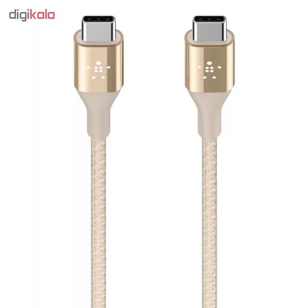 کابل USB-C بلکین مدل DuraTek F2CU050BT04 طول 1.2 متر