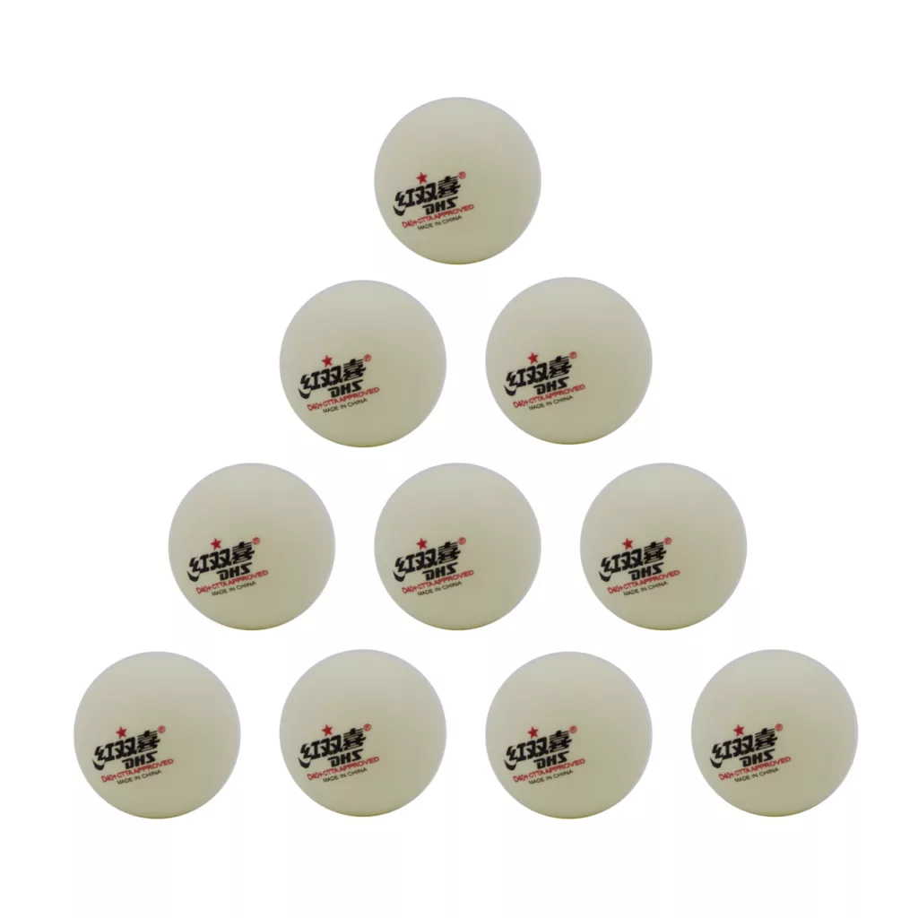 توپ پینگ پنگ دی اچ اس مدل D40+CTTA بسته 10 عددی