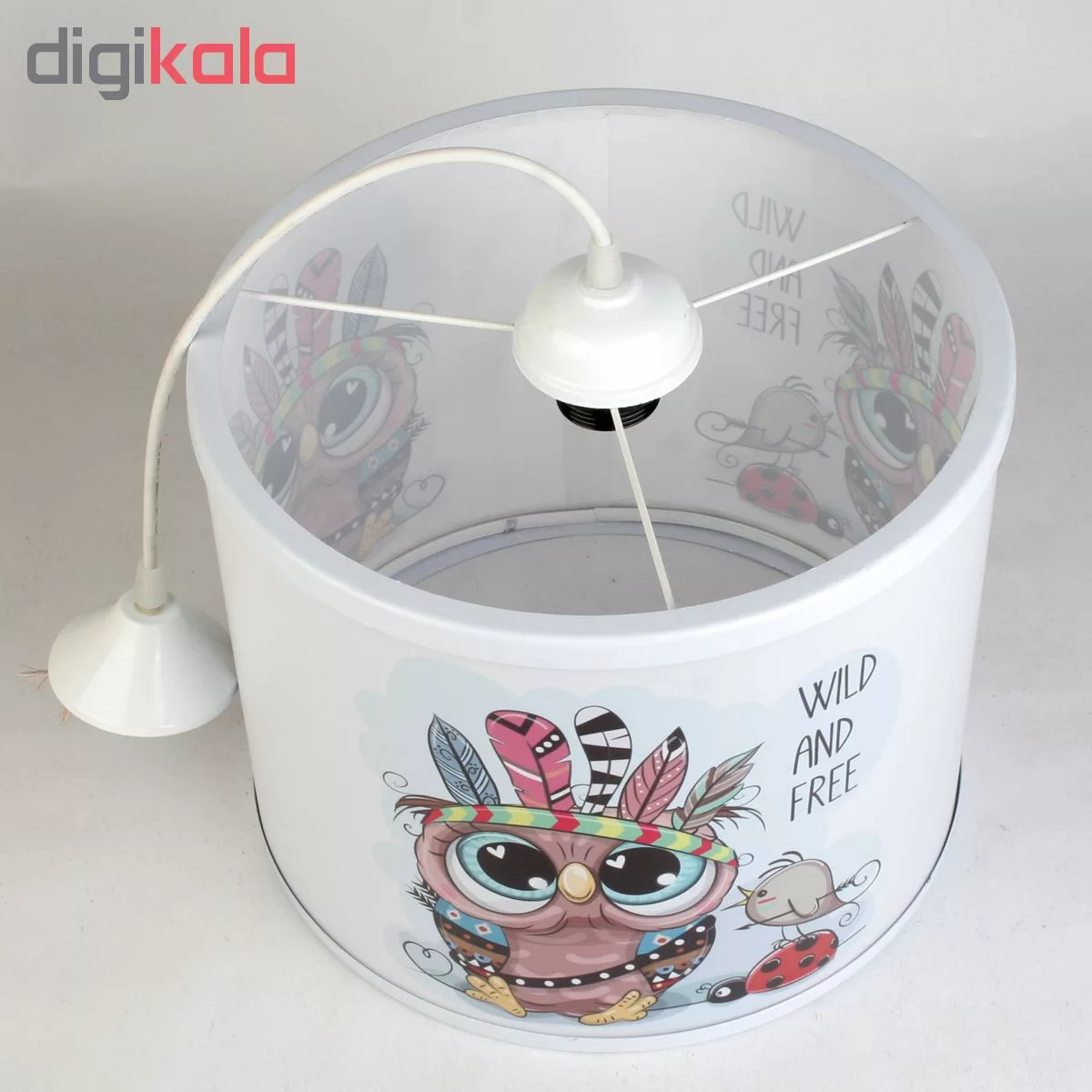 لوستر کودک طرح جغد سرخ پوست کد52