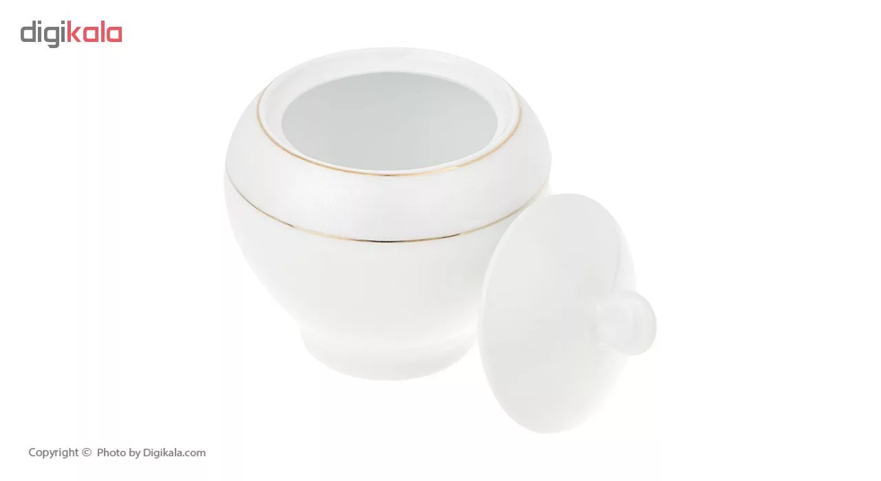 سرویس غذاخوری 102 پارچه چینی زرین ایران سری ایتالیا اف مدل Sepid Sadaf درجه عالی