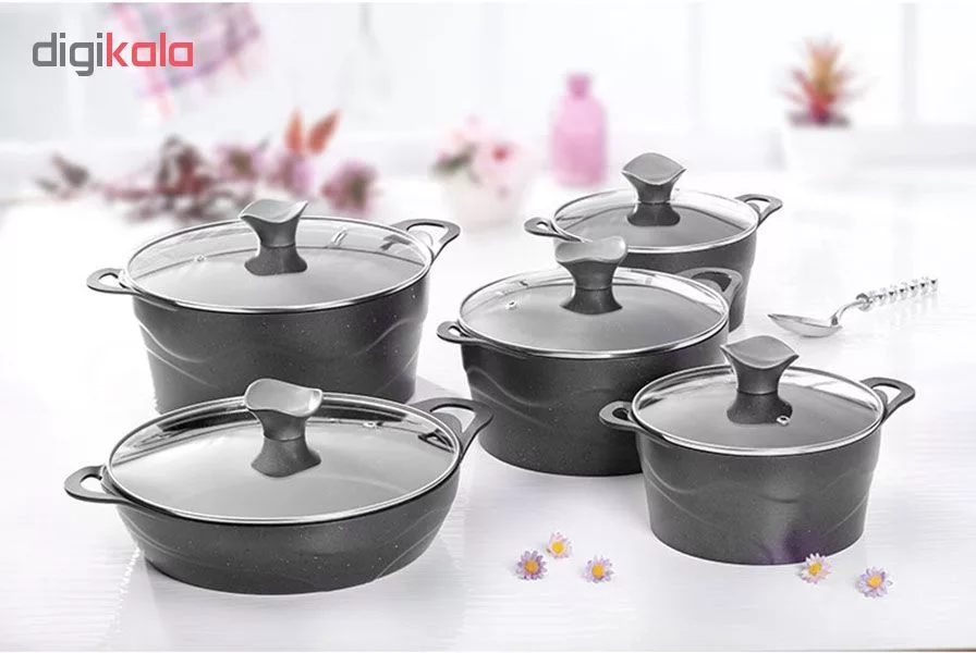 سرویس قابلمه 10 پارچه دالغا مدل Full-A