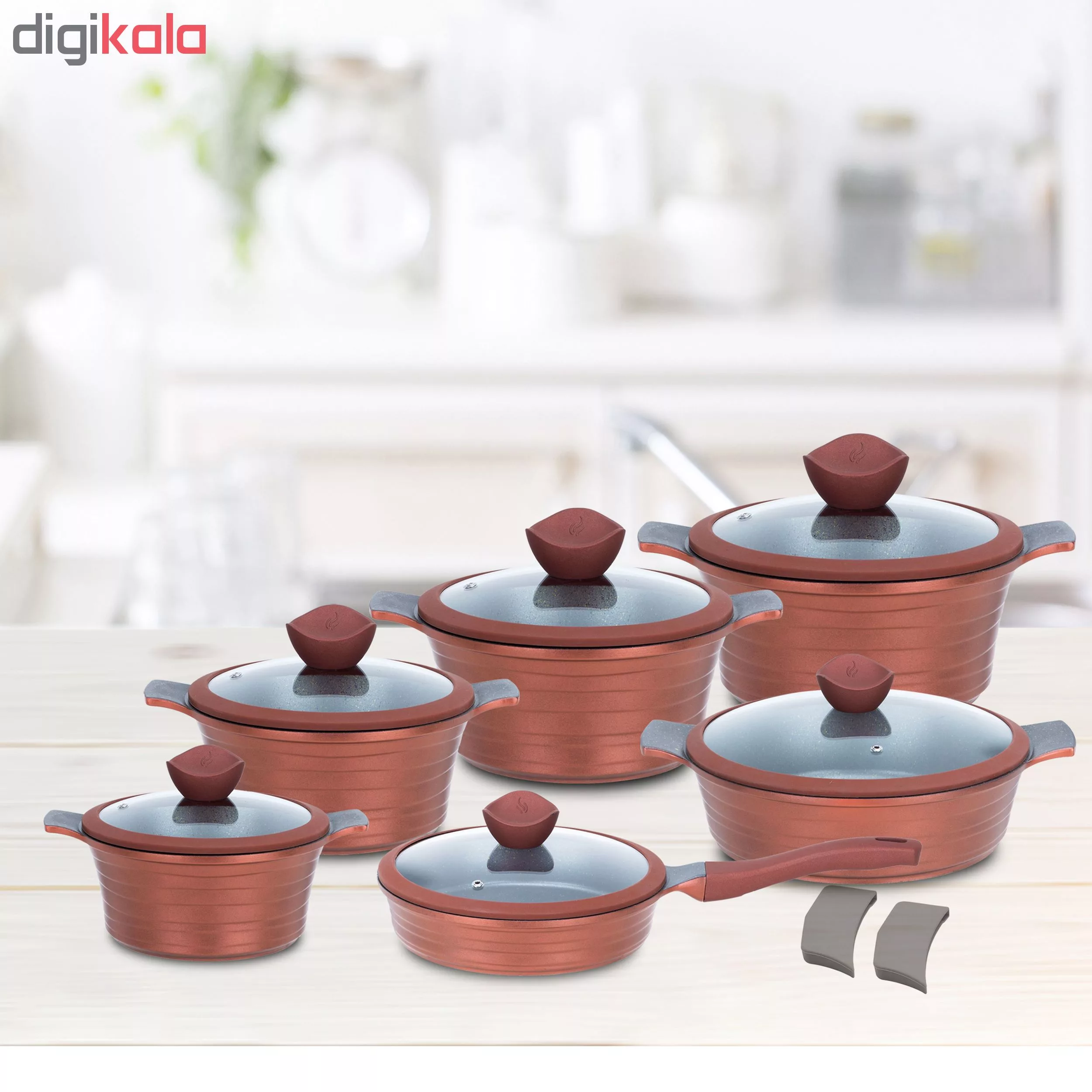 سرویس پخت و پز 12 پارچه جی فی نی مدل WAVE 04