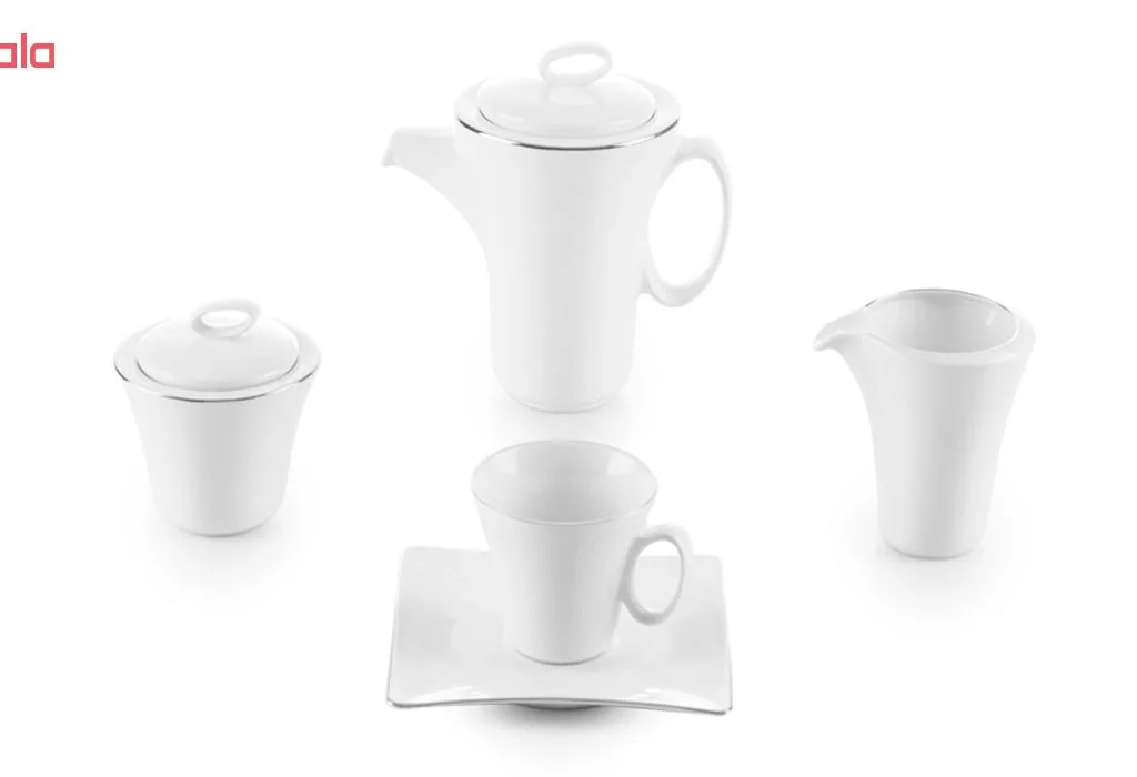 سرویس غذاخوری 97 پارچه چینی زرین سری وینچی الیسه مدل سمن درجه عالی