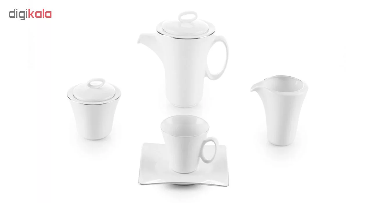 سرویس غذاخوری 97 پارچه چینی زرین سری وینچی الیسه مدل سمن درجه یک