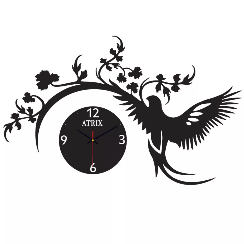 ساعت دیواری آتریکس مدل سیمرغ B113