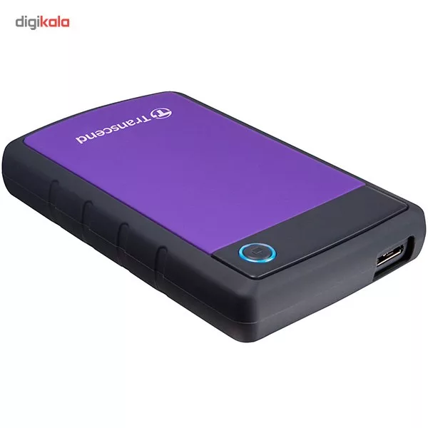 هارد اکسترنال ترنسند مدل StoreJet 25H3 ظرفیت 2 ترابایت دارای رابط USB Type-A