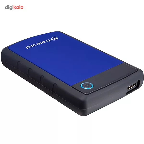 هارد اکسترنال ترنسند مدل StoreJet 25H3 ظرفیت 2 ترابایت دارای رابط USB Type-A