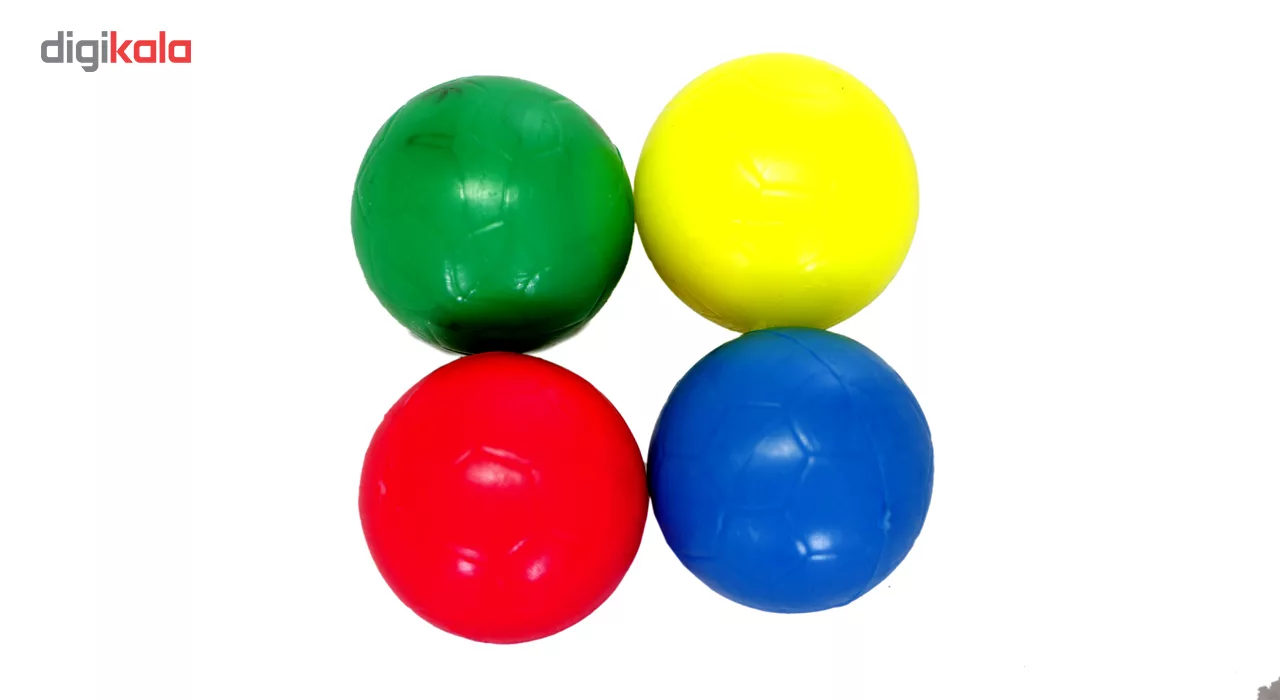 توپ فوتبال دستی بسته 4 عددی سایز 4