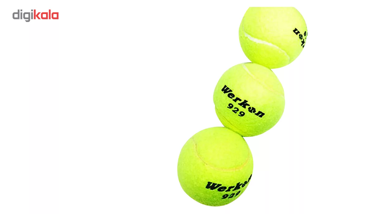 توپ تنیس ورکن مدل 929 بسته 12 عددی سایز 3