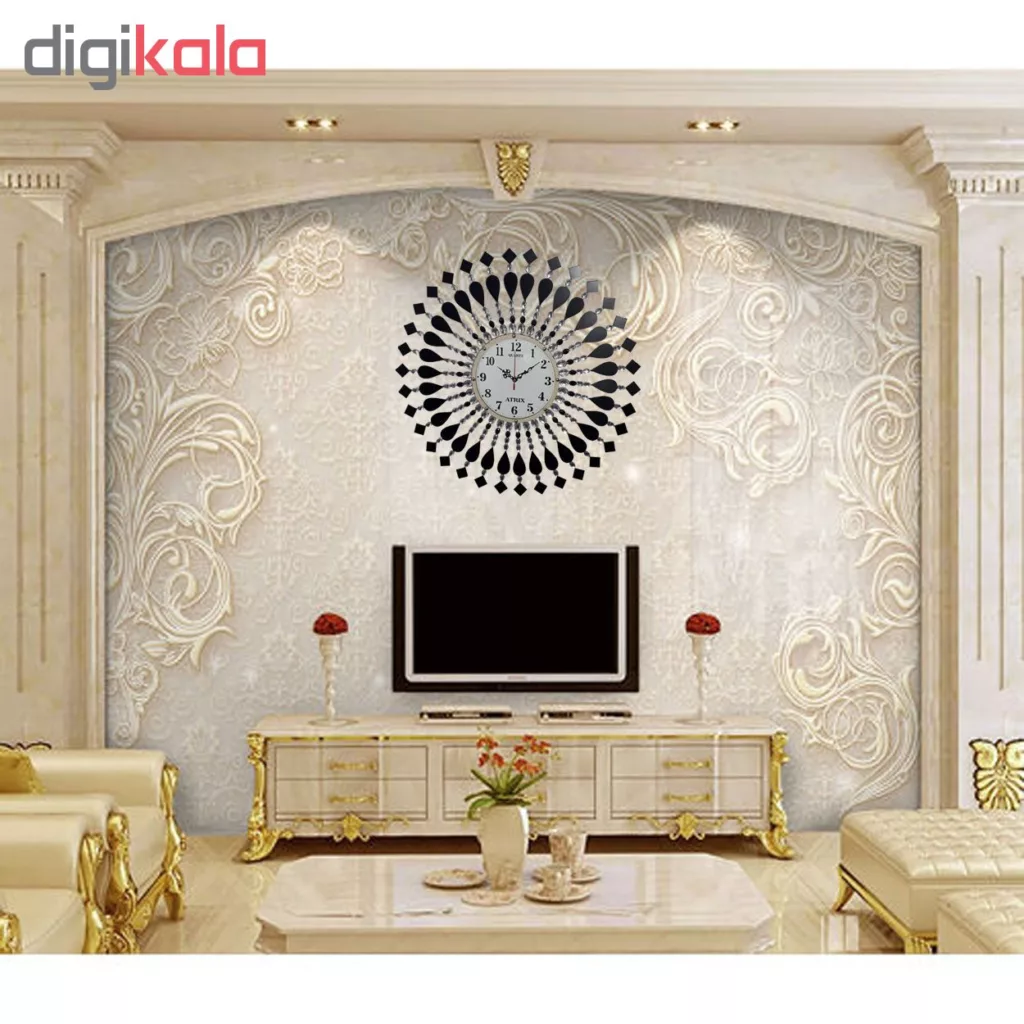 ساعت دیواری آتریکس مدل خورشیدی کد A315