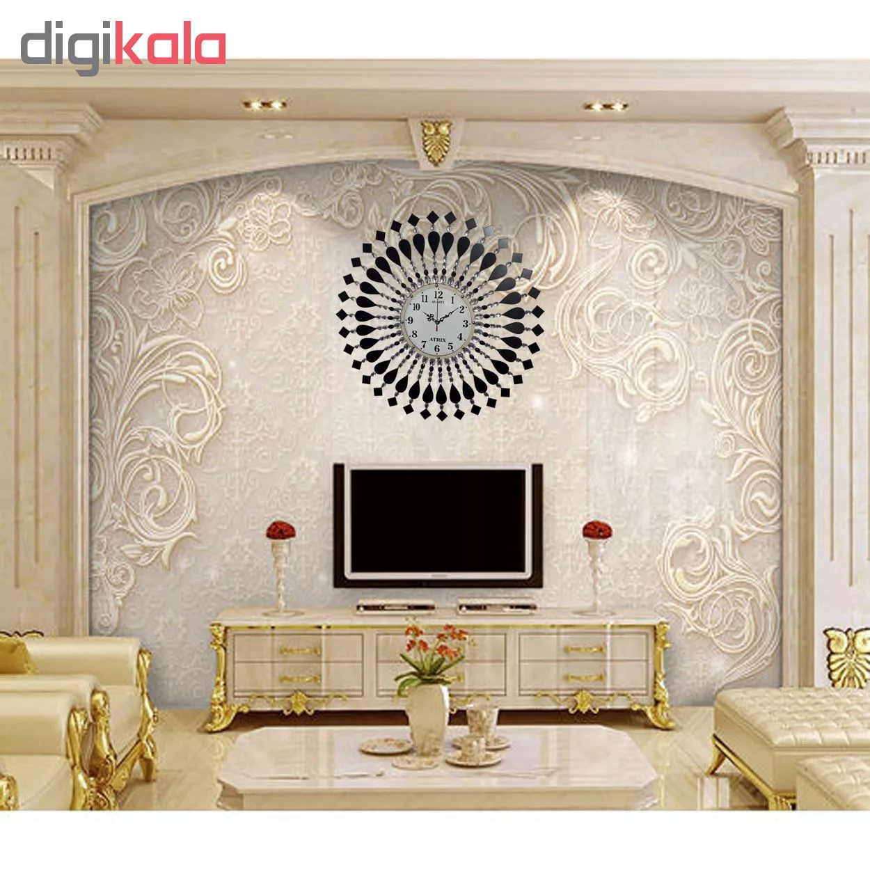 ساعت دیواری آتریکس مدل خورشیدی کد A315