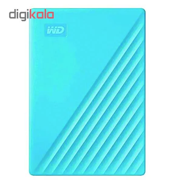 هارد اکسترنال وسترن دیجیتال مدل My Passport ظرفیت یک ترابایت دارای رابط USB Type-A 3.2