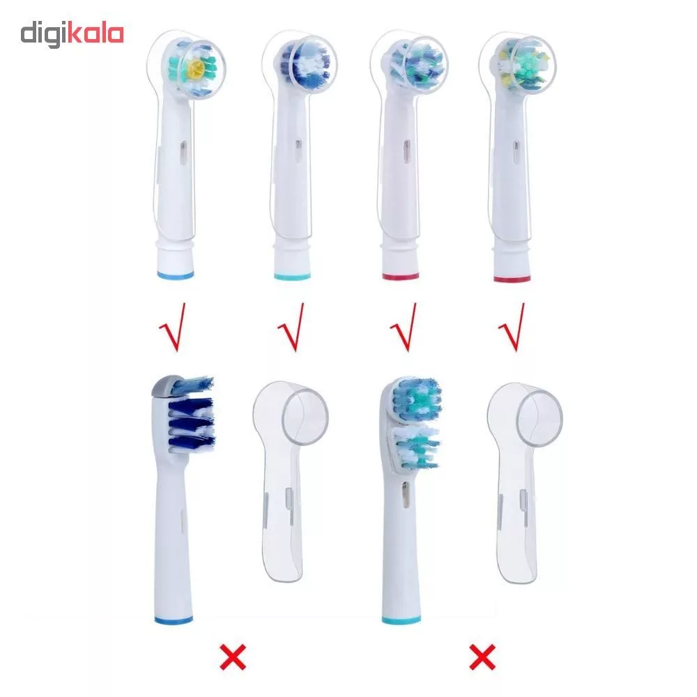 کاور سری یدک مسواک برقی مدل آرال-فر بسته 2 عددی