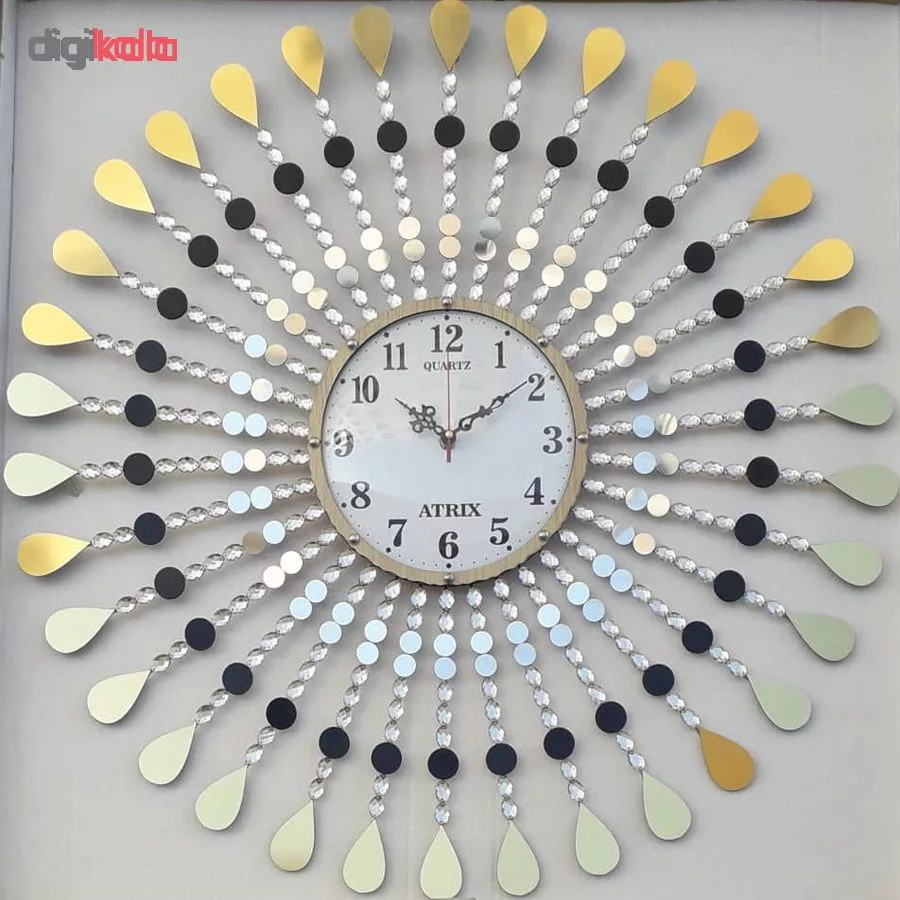 ساعت دیواری آتریکس مدل خورشیدی کد A312