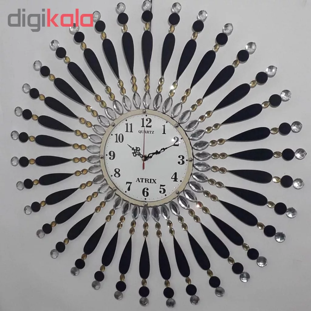 ساعت دیواری آتریکس مدل خورشیدی کدA331