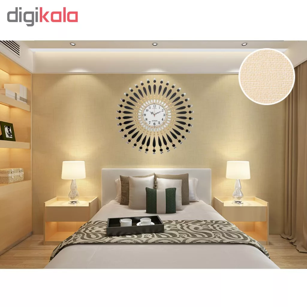 ساعت دیواری آتریکس مدل خورشیدی کدA331