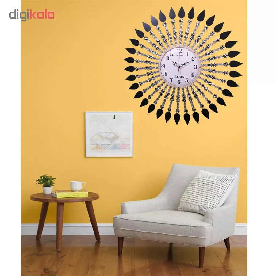 ساعت دیواری آتریکس مدل خورشیدی کد A338
