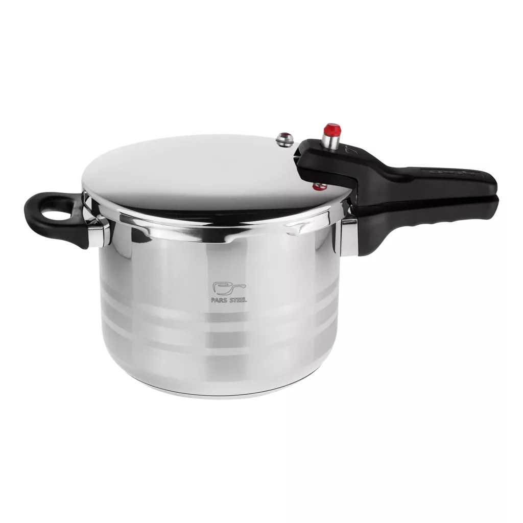 زودپز پارس استیل مدل کف سه لایه خط دار گنجایش 6 ليتر – تولید محدود