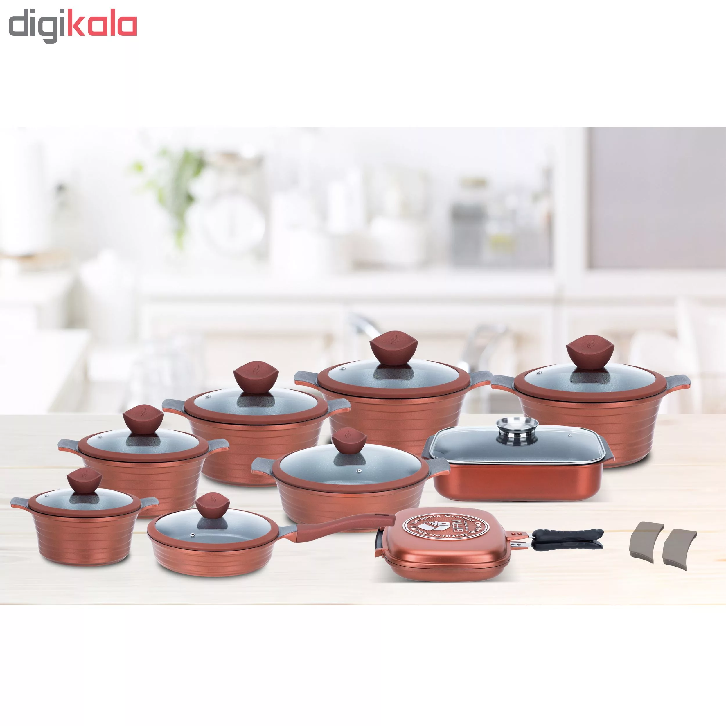 سرویس پخت و پز 20 پارچه جی فی نی کد 0004