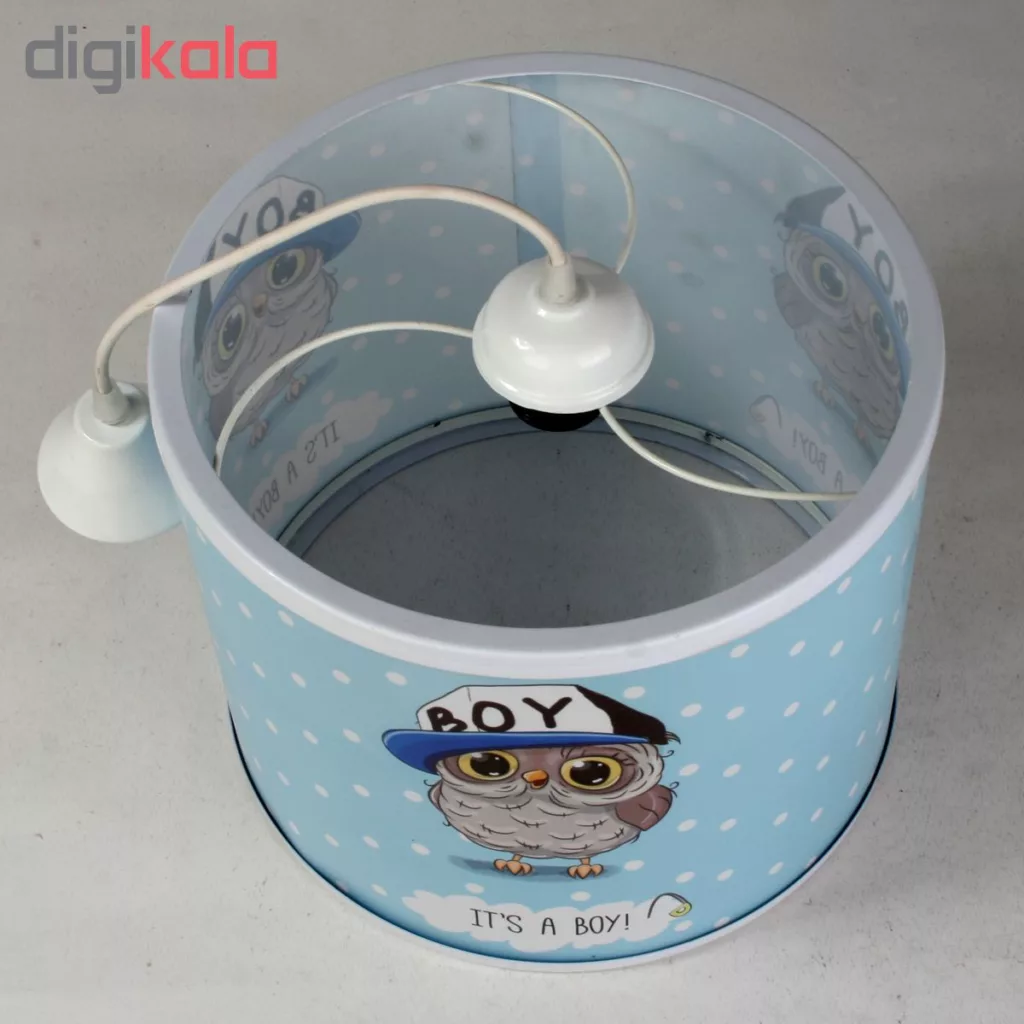 لوستر کودک طرح جغد پسر کد 77