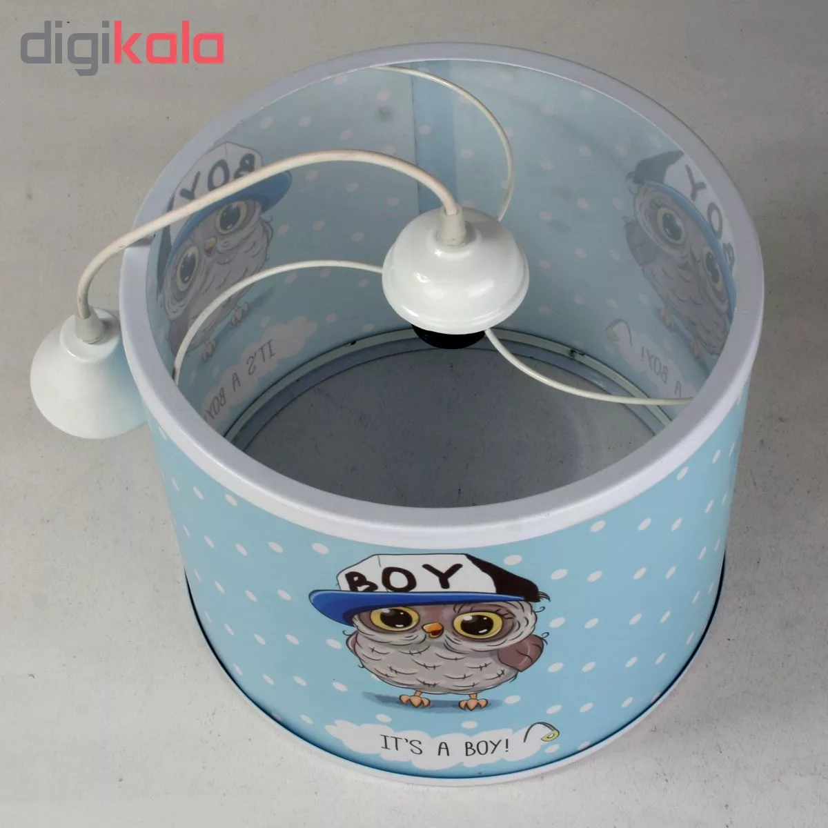 لوستر کودک طرح جغد پسر کد 77