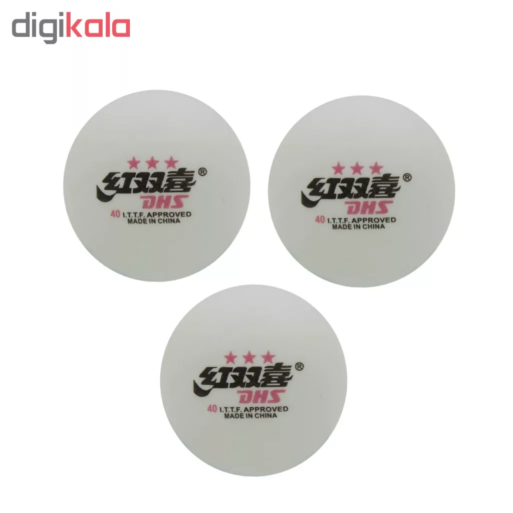 توپ پینگ پنگ دی اچ اس مدل 65 بسته 3 عددی