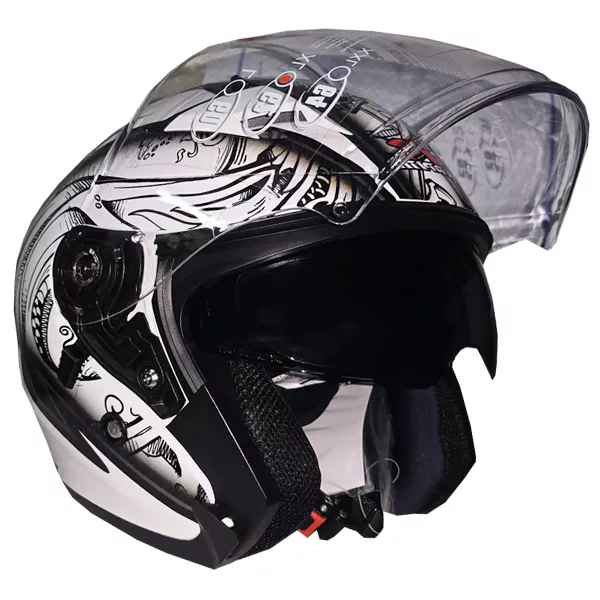 کلاه کاسکت راپیدو مدل بدون فک عینک دار کد 878